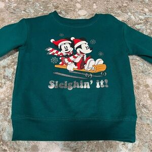 Mickey & Minnie Sleighin’ It Christmas Sweater
